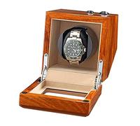 Solid Wood Watch Winder for Automatic Watch Soft Flexible Watch Pillows 4 Rotation Mode Setting Super Quiet Motor (White 3+0)