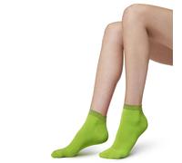 Solidea, ACTIVE POWER, Colore Verde Fluo, Mini calza, tessuto micro massaggiante