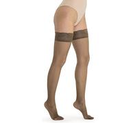 Solidea Brigitte Micro Rete Sheer Autoreggenti 12 15mmHg 2M Sabbia