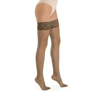 SOLIDEA Autoreggenti 140 den BLU SCURO a maglia liscia MARILYN 140 sheer Calze a compressione graduata 18/21 mmHg Art. 0280A4 Tg. M