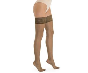 Solidea Autoreggenti 30 den NERO a maglia liscia MARILYN 30 sheer Calze a compre