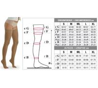 Solidea Autoreggenti NATUR 2° classe MARILYN Ccl. 2 Punta aperta 25/32 mmHg Art.