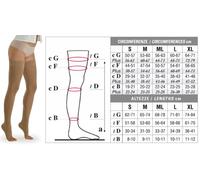 Solidea Autoreggenti NERO 2° classe MARILYN Ccl. 2 Plus Line Punta aperta 25/32 mmHg art. 0340B8 Size XL
