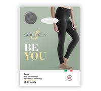 Solidea BE YOU TONIC LEGGINGS MASSAGGIANTE COPRENTE NERO M