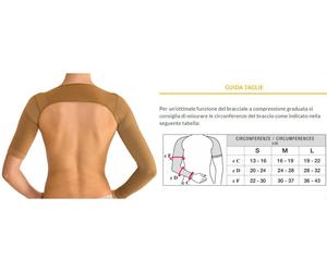 Solidea Bracciale Camel Classe 1° unisex ARM CARE Ccl. 1 15/21 mmHg Art. 0432A8