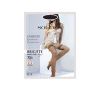 Solidea Autoreggente 70 den NERO sheer BRIGITTE MICRO RETE Micro 70 art. 040570 Size M