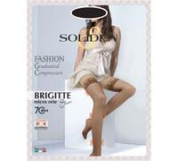 Solidea Brigitte Micro Rete Sheer Autoreggenti 12 15mmHg 2M Sabbia