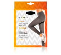 Solidea Silver Wave Long Leggings modellanti anticellulite Nero ML