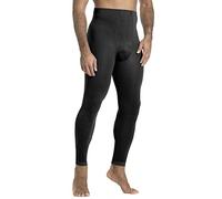 SOLIDEA Calzamaglia Lunga Micromassagiante da Uomo Panty Plus | Ideali per Lo Sport (Nero, S)