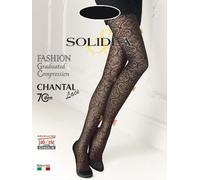 Solidea CHANTAL LACE 70 COLLANT FANTASIA NERO 1-S