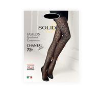 Solidea Chantal Lace Collant 70 Den Pizzo Class A Compressione 10-15 mmHg 1S Nero - Collant compressivo