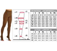 Solidea Collant 2° classe NATUR WONDER MODEL Ccl.2 punta aperta 25/32 mmHg Art.
