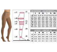 Solidea Collant 2° classe NERO WONDER MODEL Ccl.2 25/32 mmHg Art. 0327B8