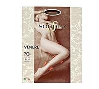 Solidea Collant 70 den FUMO a maglia liscia VENERE 70 sheer Calze a compressione graduata 12/15 mmHg Art. 016970 -- Size ML