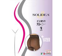 Solidea Curvy 70 Velati Elastici Compressione 12 15mmHg 4L XL Nero