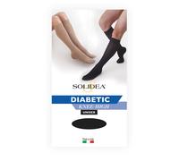 Solidea Diabetic Knee-High Gambaletto Compressivo Colore Nero Taglia 1 S
