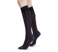 Solidea Gambaletti 100 den BLU NAVY unisex SCOTTISH Knee-High 100 UNISEX art. 0566A0 Size L