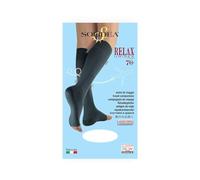 Solidea, Gambaletti 70 den, comprente RELAX 70 punta aperta, Calze a compressione graduata 12/15 mmHg