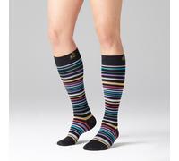 Solidea Gambaletti STRIPE GAME ANDROMEDA, Colore NERO, Calze a compressione grad