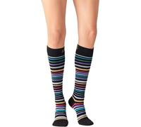SOLIDEA Gambaletti STRIPE GAME ANDROMEDA, Colore NERO, Calze a compressione graduata 15/21 mmHg Art. 0634A0 Tg. L
