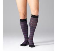 Solidea Gambaletti STRIPE GAME ATLAS, Colore NERO, Calze a compressione graduata