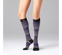 Solidea Gambaletti STRIPE GAME FENICE, Colore NERO, Calze a compressione graduat