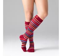 Solidea Gambaletti STRIPE GAME IDRA, Colore RUBINO. Calze a compressione graduat