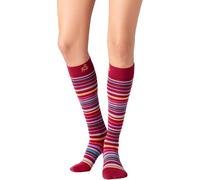 Solidea Gambaletti STRIPE GAME ORION – Calze a compressione graduata 15/21 mmHg Rubino Tg. M