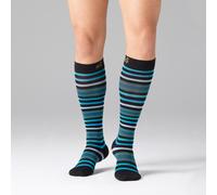 Solidea Gambaletti STRIPE GAME PEGASO, Colore NERO, Calze a compressione graduat