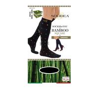 Solidea Gambaletto compressivo Socks FY Bamboo Square nero, XXL