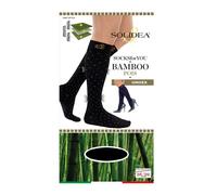 Solidea Gambaletto Socks For You Bamboo Pois nero, taglia L