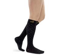 Solidea Gambaletto Socks For You Bamboo Pois nero, taglia S