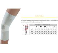 Solidea Ginocchiera NERA Silver Support Knee compressione graduate 23/32 mmHg Ar