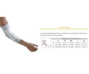 Solidea Gomitiera NERA SILVER SUPPORT GOMITIERA ELBOW 18/21 mmHg Art. 0390B8