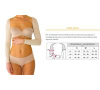 Solidea Maniche NERO lunghe SILVER WAVE SLIMMING SLEEVES 15/21 mmHg Art. 0433A5