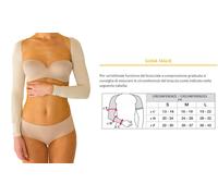 Solidea Maniche NERO lunghe SILVER WAVE SLIMMING SLEEVES 15/21 mmHg Art. 0433A5