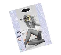 Solidea MARILYN 140 SHEER CALZA AUTOREGGENTE CAMEL 4XL