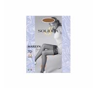 Marilyn 70 Sheer Calza Autoreggente Cammello3