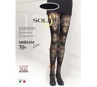 Solidea MIRIAM LACE 70 COLLANT FANTASIA NERO 2-M
