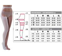 Solidea Monocollant BIANCO Classe 1° MONOCOLLANT ANTI TROMBO Ccl. 1 18/21 mmHg A