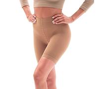 SOLIDEA Pantaloncino Donna Sport Magic Panty Micromassaggiante | Pantaloncini Sportivi Donna, Shorts Donna Micromassaggiante (Noisette, 48)