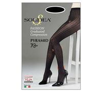 Solidea Pyramid 70 Collant Microfibra Compressione 12/15 mmHg Colore Blu Taglia