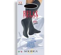 Solidea Gambaletti unisex 140 den CASTANO comprente RELAX UNISEX 140 cotone Calz