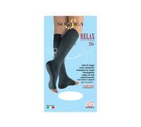 Solidea Relax 70 Den Punta Aperta Gambaletti Compressione 12-15mmHg 5XXL Antracite - Gambaletti a compressione