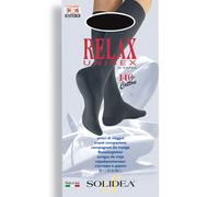 Solidea Gambaletto RELAX Unisex 140 den Cotone Nero Art. 0225A4 Taglia XXL