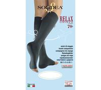 Relax Unisex Gambaletto Punta Aperta 70 Den Solidea® Camel M 1 Paio