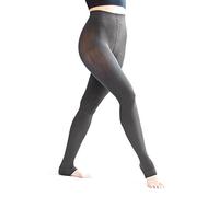SOLIDEA Silver Wave Leggings da donna, lunghi, a compressione graduata, di colore grigio (Fumo), taglia 44, argento