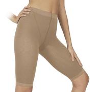 SOLIDEA Silver Wave Strong Shorts Micromassaggiante | Shorts Donna Sportivi, Bermuda, Pantaloncino Anticellulite (Noisette, 50)