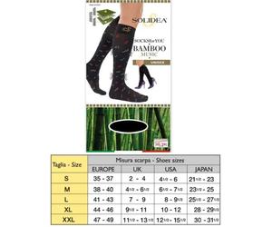 Solidea SOCKS FOR YOU BAMBOO TYPE GAMBALETTO GRIGIO XL