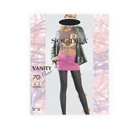 Solidea Collant Nero Vanity 70 – 70 den opaco – Calze a compressione graduata 12/15 – Taglia L